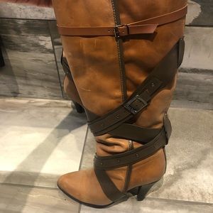 Collin Stuart knee high boots